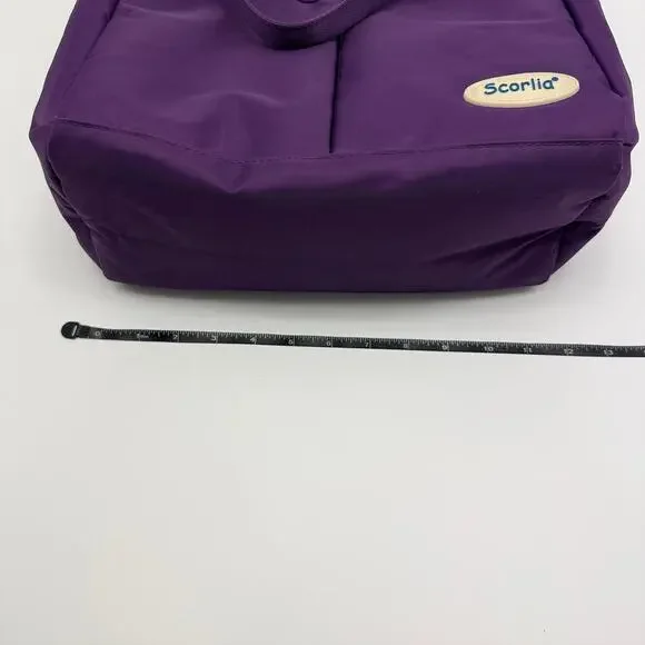 Scorlia Insulated Lunch Tote Cooler Bag in Purple - Picture 9 of 10